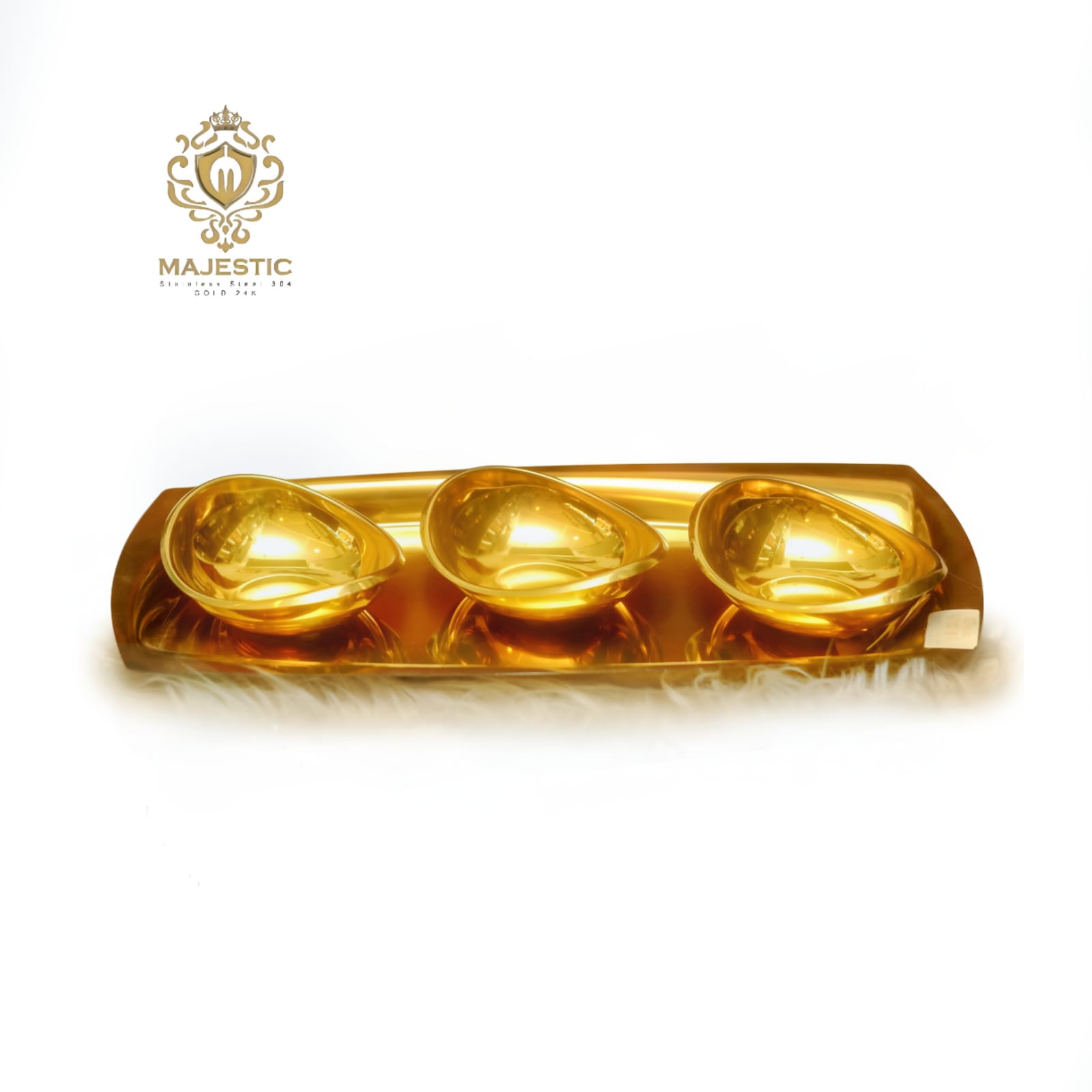 طقم مكسرات جولد 